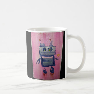 Tasse de café de Bot de sourire