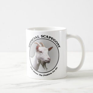 Tasse de café de bouc émissaire