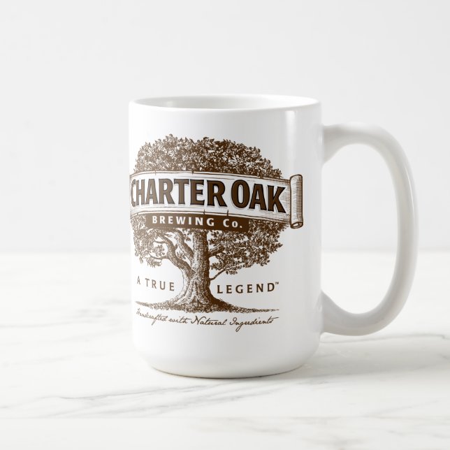 Tasse de café de brasserie de chêne de charte (Droite)