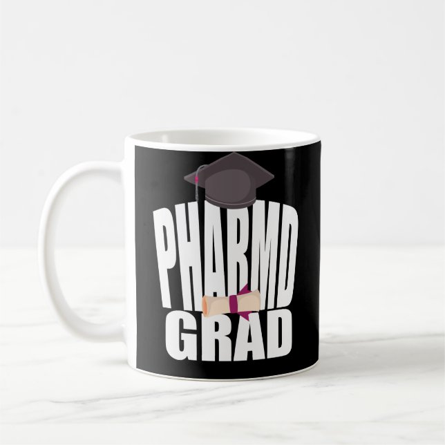Tasse de café de cadeau d'obtention du diplôme de (Gauche)