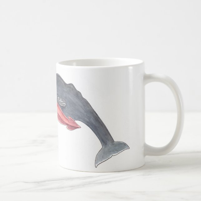 Tasse de café de calmar et de baleine (Droite)