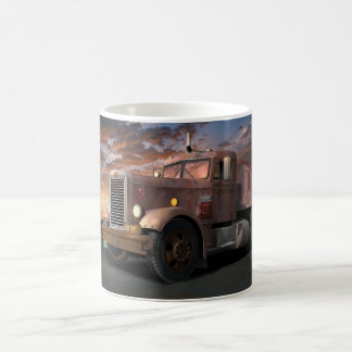 Tasse de café de camion de duel
