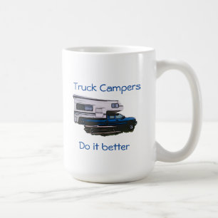 Tasse de café de campeur de camion