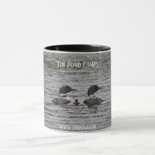 Tasse de café de camps de région sauvage d'étan