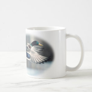 Tasse de café de canard de chasse de canard