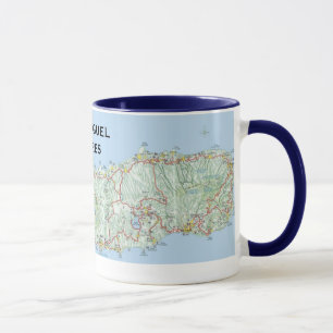 Tasse de café de carte de Miguel* de sao