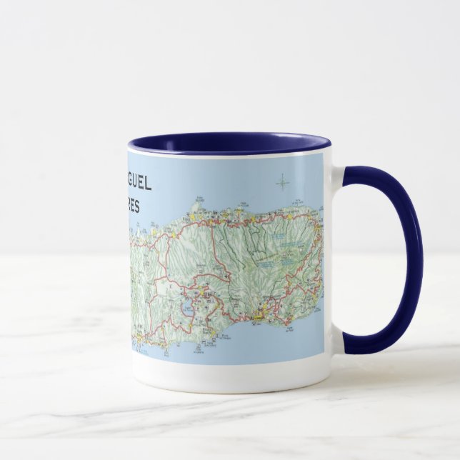 Tasse de café de carte de Miguel* de sao (Droite)