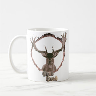 Tasse de café de cerfs communs