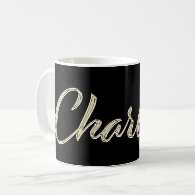 Tasse de café de Charlotte White gold (Devant gauche)
