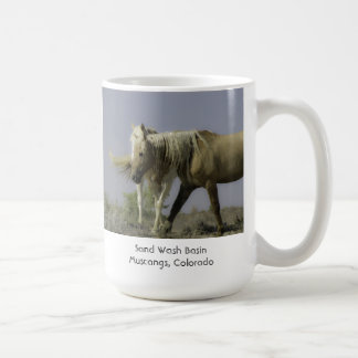 Tasse de café de cheval sauvage - couronne de
