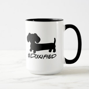 Tasse de café de chien de saucisse