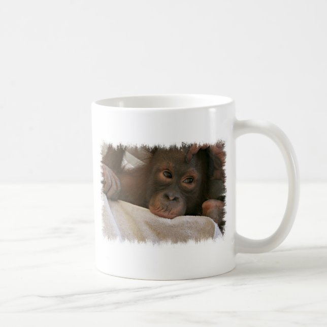 Tasse de café de chimpanzé de bébé (Droite)