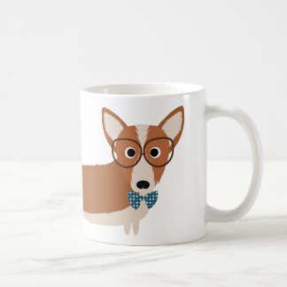 Tasse de café de chiot de chien de corgi
