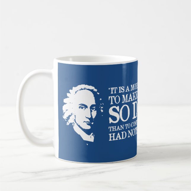 Tasse de café de citation de Jonathan Edwards (Gauche)