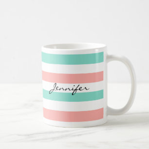 Tasse de café de concepteur de monogramme