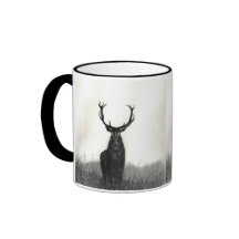 Tasse de café de contraste d'animaux sauvages