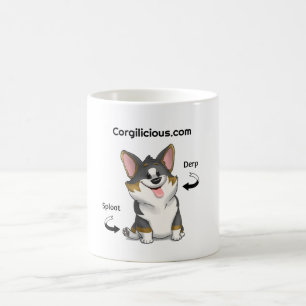 Tasse de café de corgi