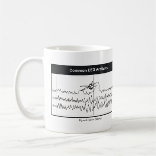 Tasse de café de coupure de signal
