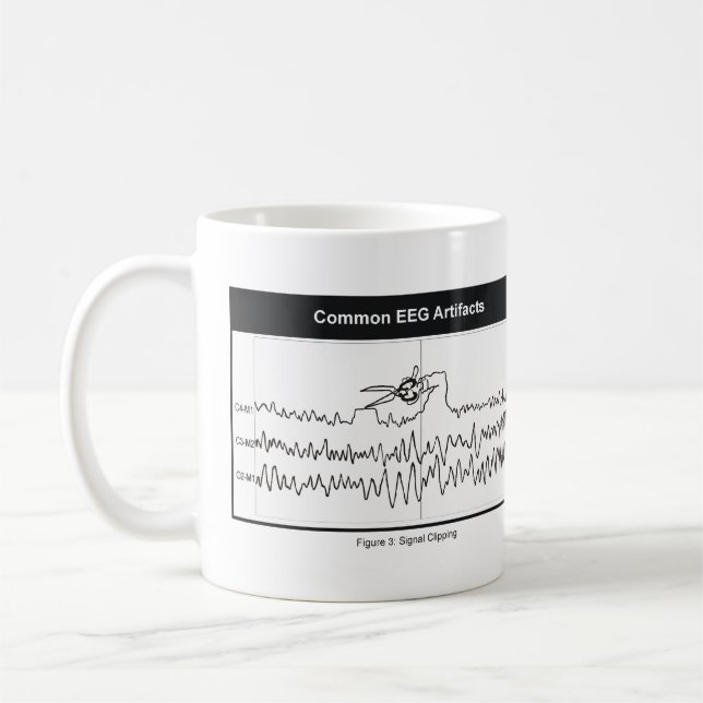 Tasse de café de coupure de signal (Gauche)