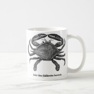 Tasse de café de crabe bleu