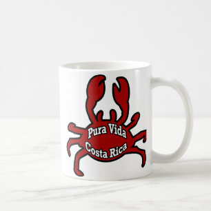 Tasse de café de crabe de Pura Vida Costa Rica