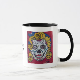 Tasse de café de crâne de sucre de Marilyn