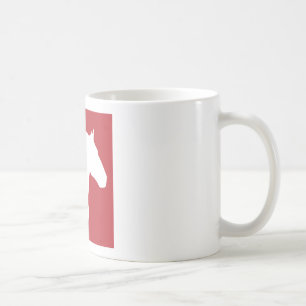 Tasse de café de délivrance de cheval de trait d