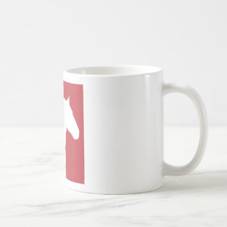 Tasse de café de délivrance de cheval de trait de