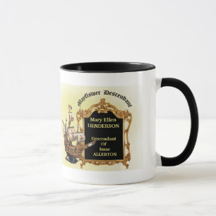Tasse de café de descendant de fleur printanière
