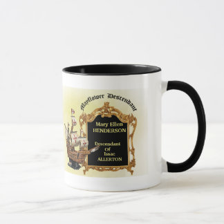 Tasse de café de descendant de fleur printanière