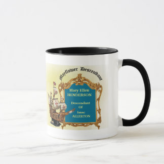Tasse de café de descendant de fleur printanière