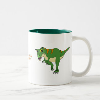 Tasse de café de dinosaure T-Rex et Stegosaurus