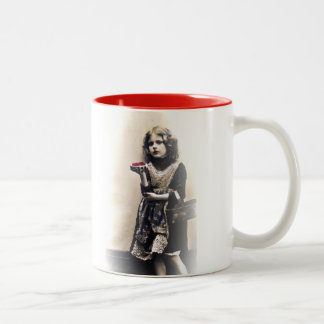 Tasse de café de diva de pain grillé français