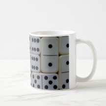 Tasse de café de dominos