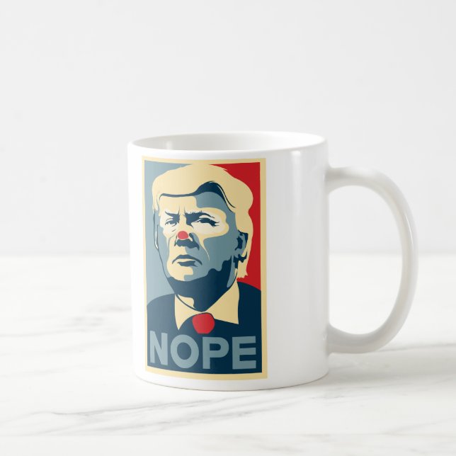 Tasse de café de Donald Trump "NOPE" (Droite)