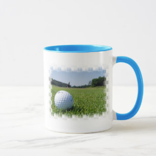 Tasse de café de fairway de golf