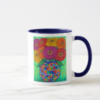 Tasse de café de fiesta de Zinnia