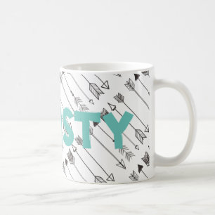 tasse de café de flèche
