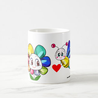 Tasse de café de fleur de bijou