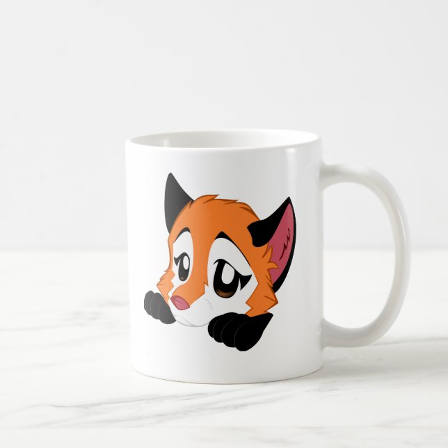 Tasse de café de Fox d'Anthro (Droite)