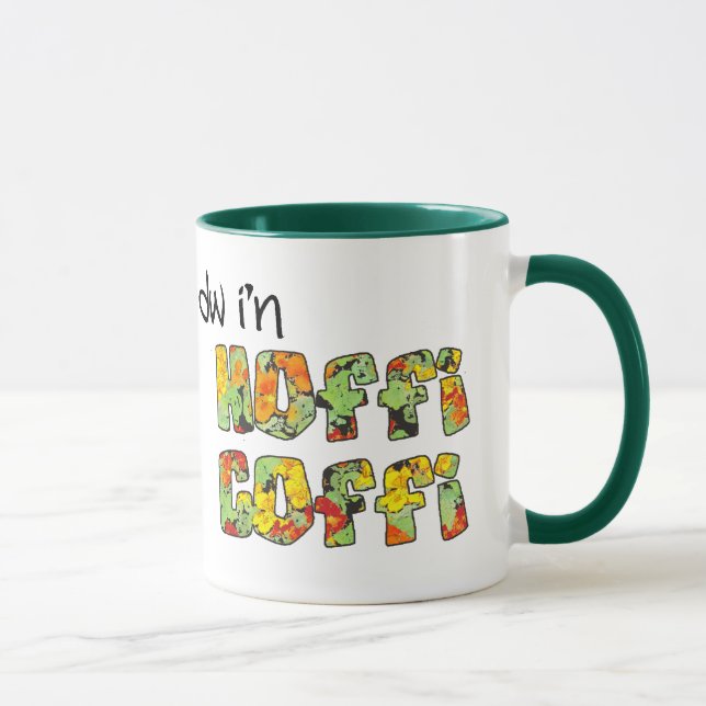 Tasse de café de Gallois : Hoffi Coffi, motif de (Droite)