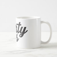Tasse de café de garçons de saleté