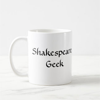Tasse de café de geek de Shakespeare