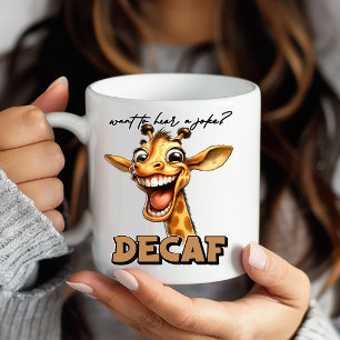 Tasse de café de girafe amusante et drôle Humour