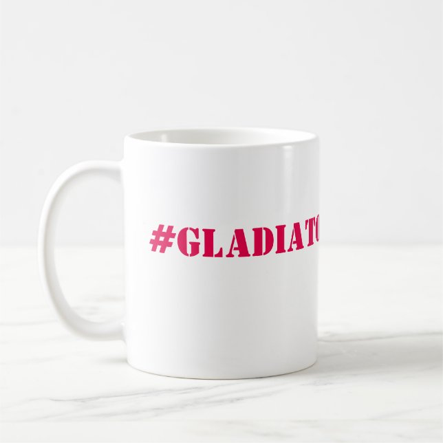 Tasse de café de gladiateur de scandale (Gauche)