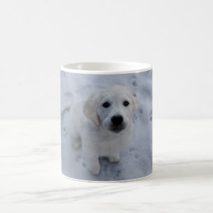 Tasse de café de golden retriever