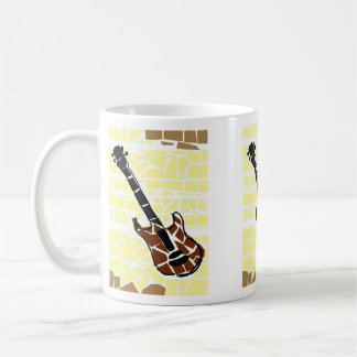 Tasse de café de guitare
