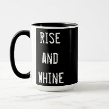 Tasse de café de "hausse et de gémissement"