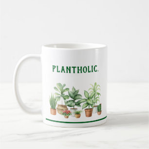 Tasse de café de jardinage propre avec écriture mo