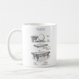 Tasse de café de jeu de piscine de modèle de